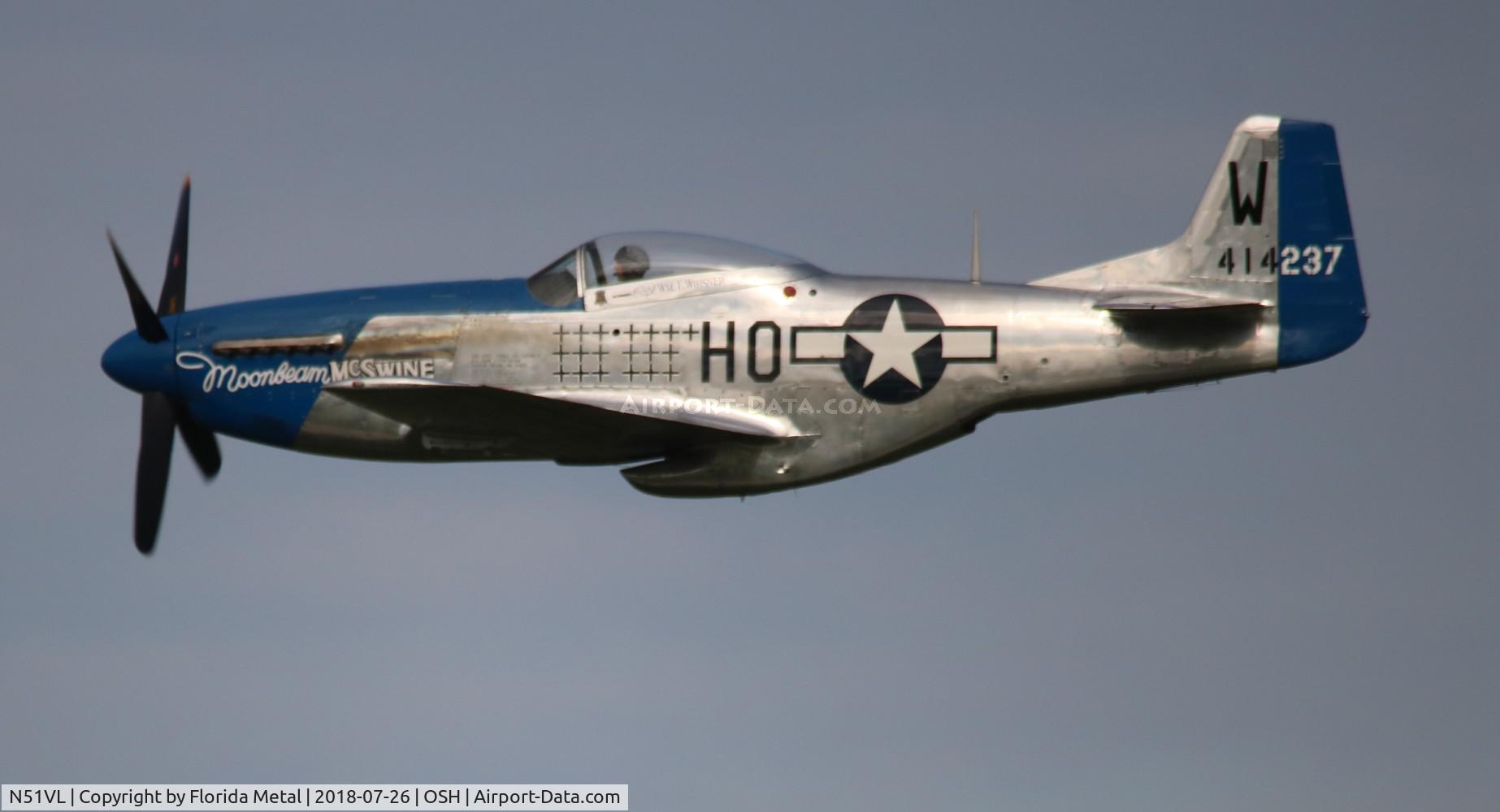 N51VL, 1944 North American F-51D Mustang C/N 122-40196, Moonbeam McSwine