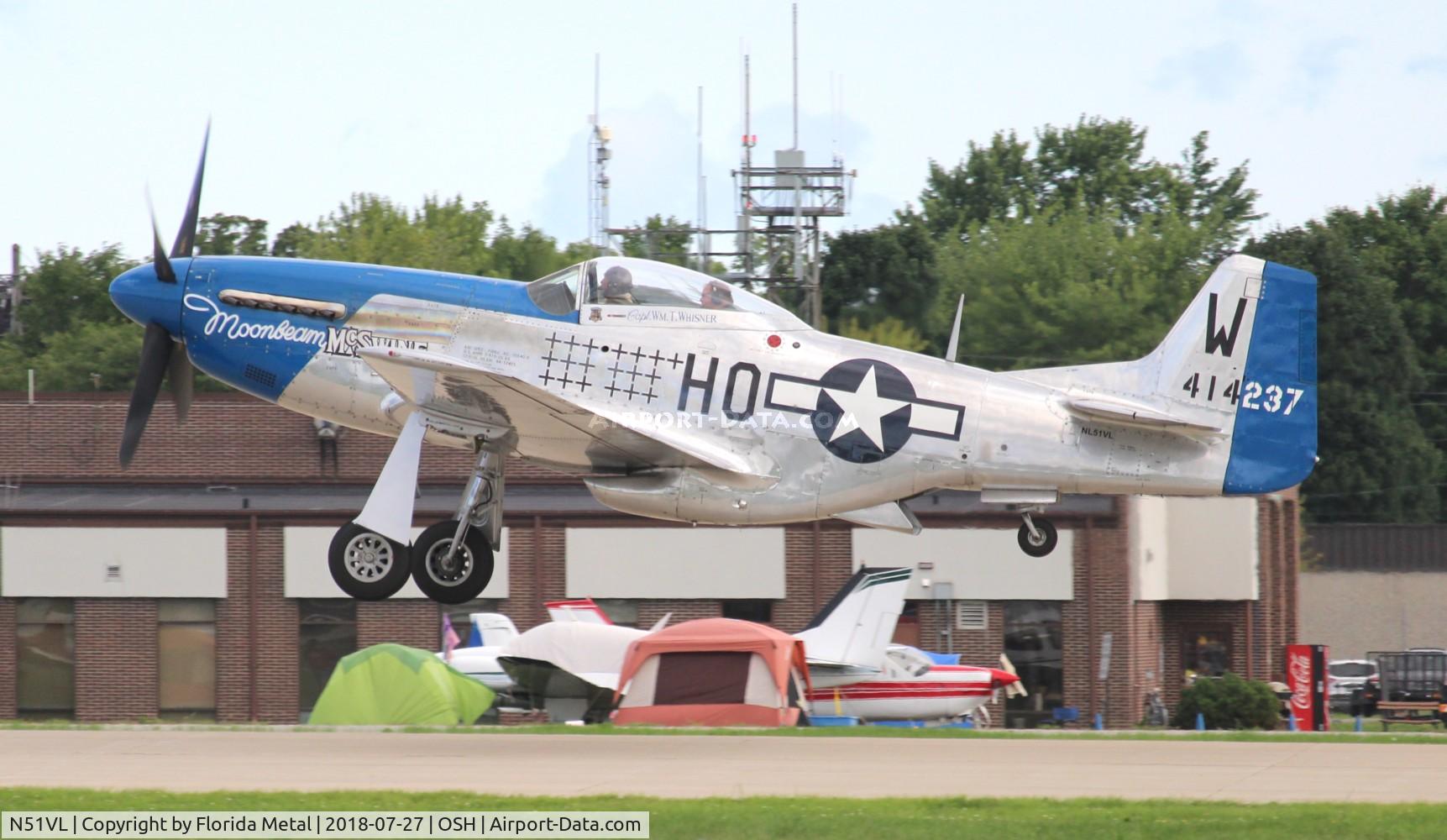 N51VL, 1944 North American F-51D Mustang C/N 122-40196, Moonbeam McSwine