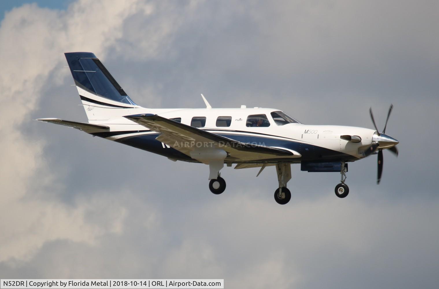N52DR, 2018 Piper PA-46-500TP C/N 4697645, PA-45 M500