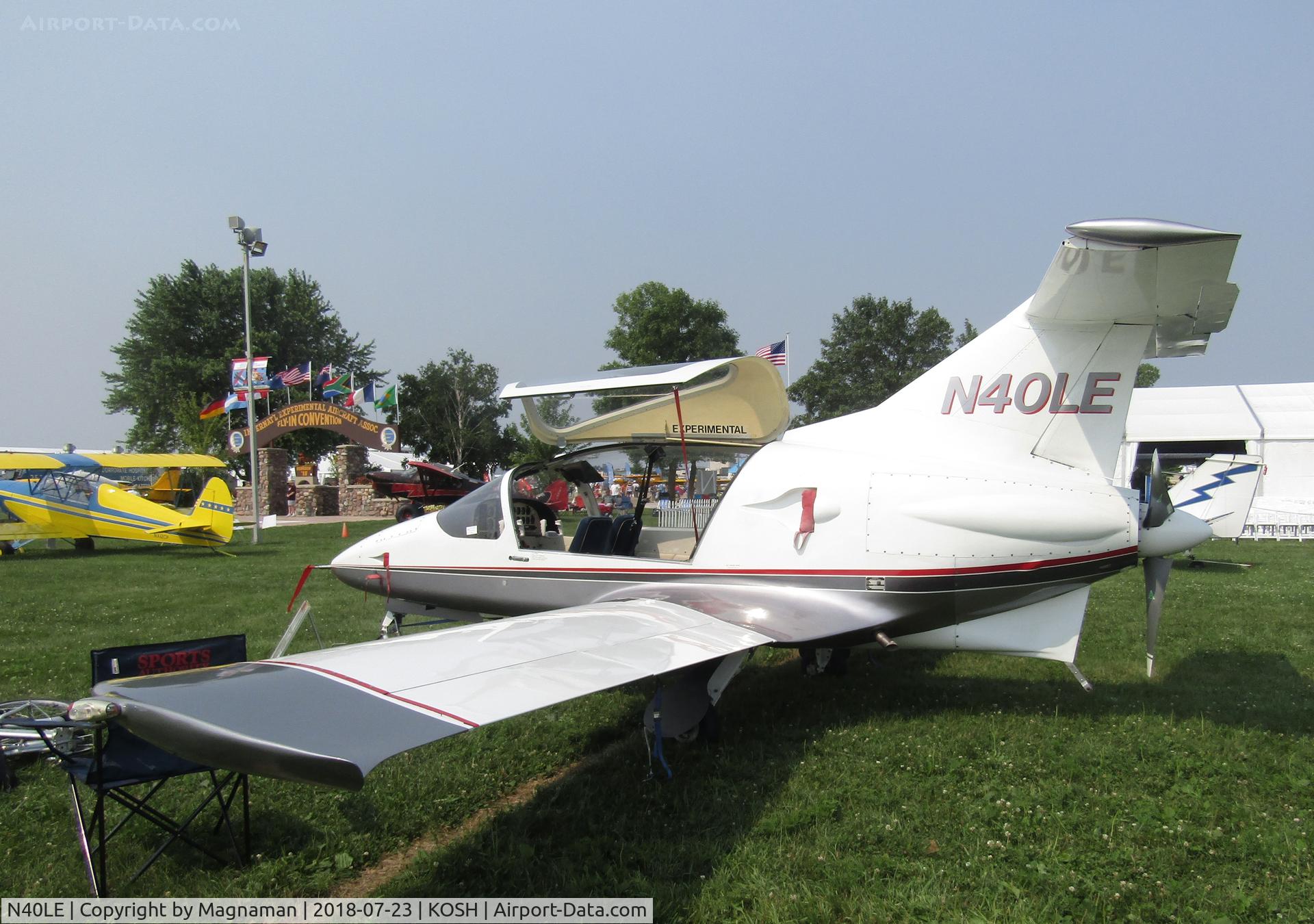 N40LE, Prescott Aeronautical Pusher C/N 032, at EAA 18