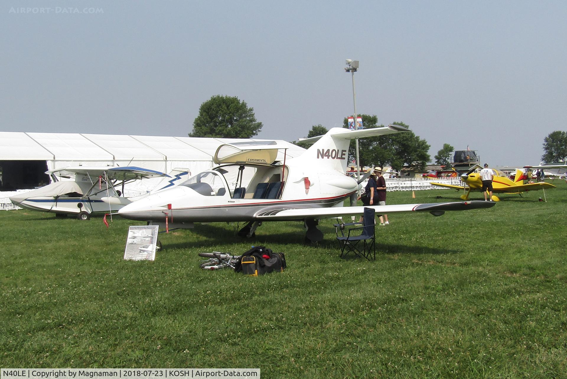 N40LE, Prescott Aeronautical Pusher C/N 032, at EAA 18