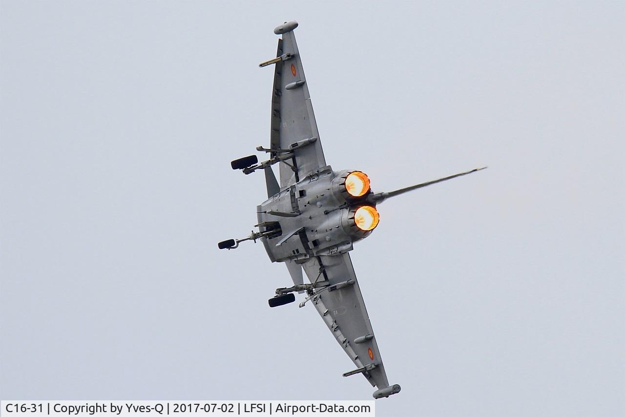 C16-31, Eurofighter EF-2000 Typhoon S C/N SS012, Eurofighter EF-2000 Typhoon S, On display, St Dizier-Robinson Air Base 113 (LFSI) Open day 2017