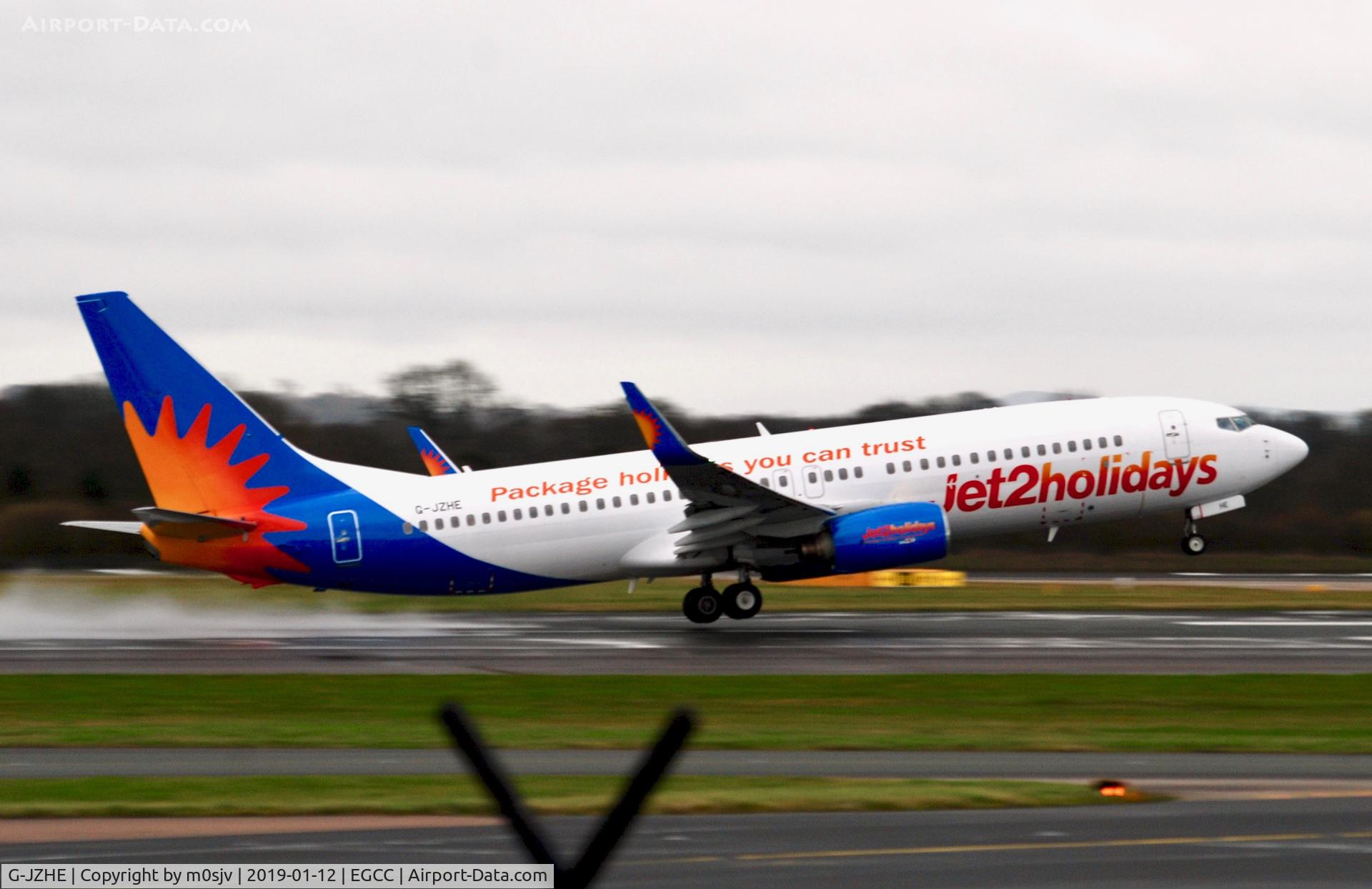 G-JZHE, 2000 Boeing 737-8K2 C/N 30390, Taken From RVP on a Cold and Damp Saturday