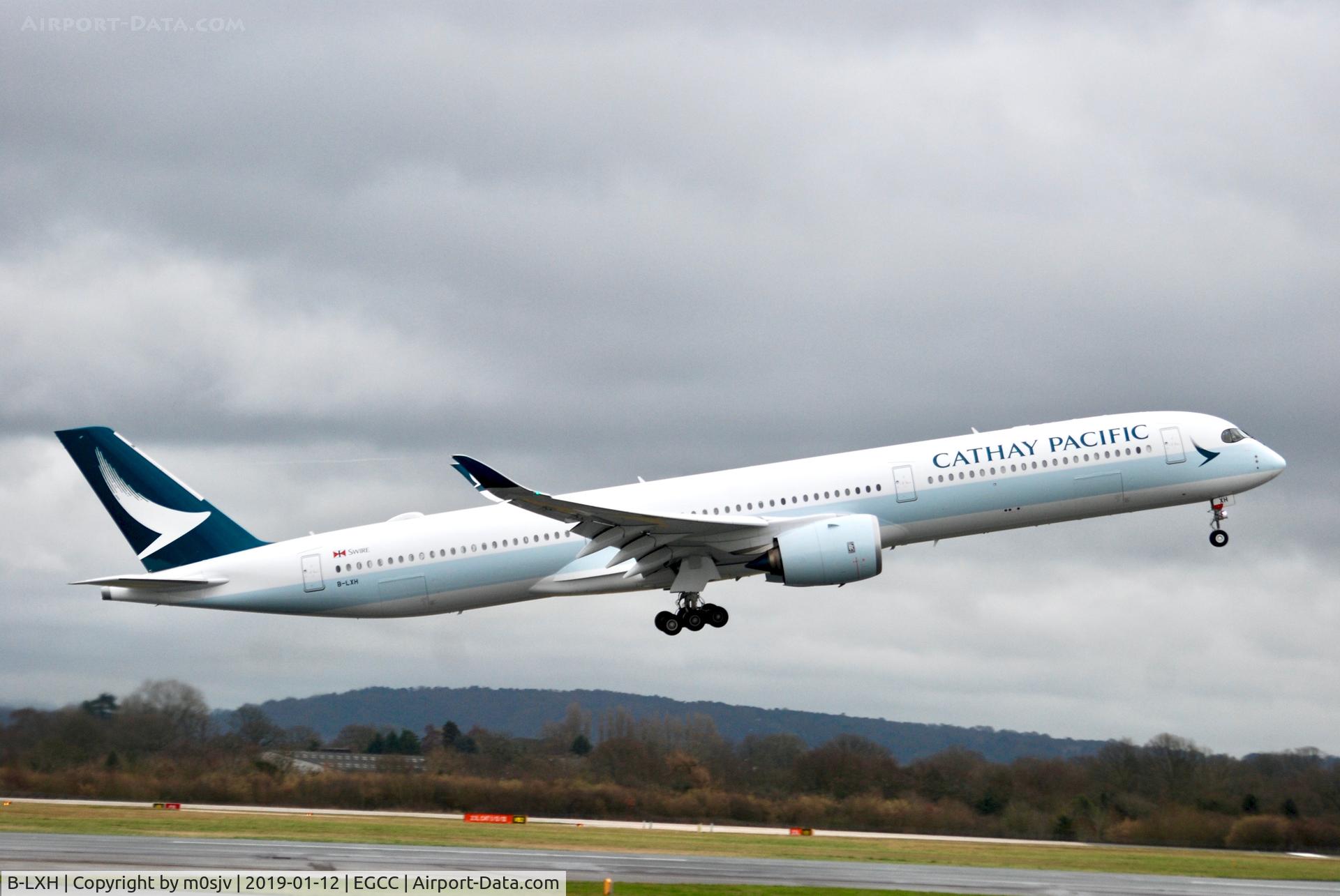 B-LXH, 2018 Airbus A350-1041 C/N 258, Taken From RVP on a Cold and Damp Saturday