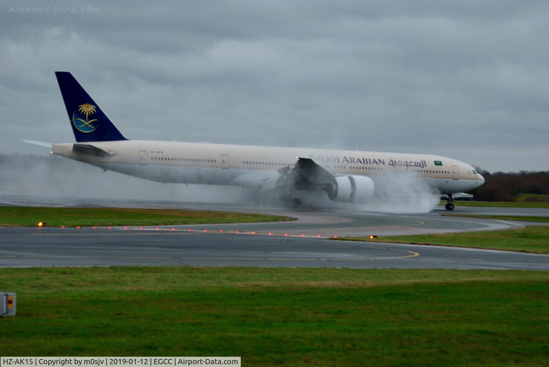 HZ-AK15, 2012 Boeing 777-368/ER C/N 41052, Taken From RVP on a Cold and Damp Saturday