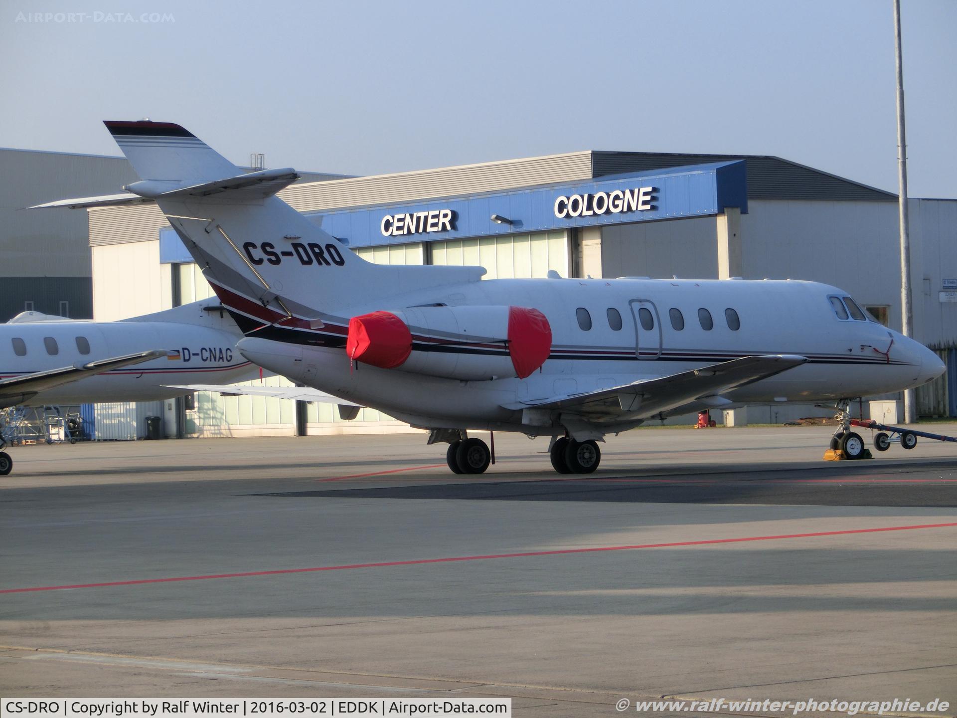 CS-DRO, 2006 Raytheon Hawker 800XP C/N 258775, Raytheon Hawker 800XPi - NJE NetJets Transportes Aereos - 258775 - CS-DRO - 2.03.2016 - CGN