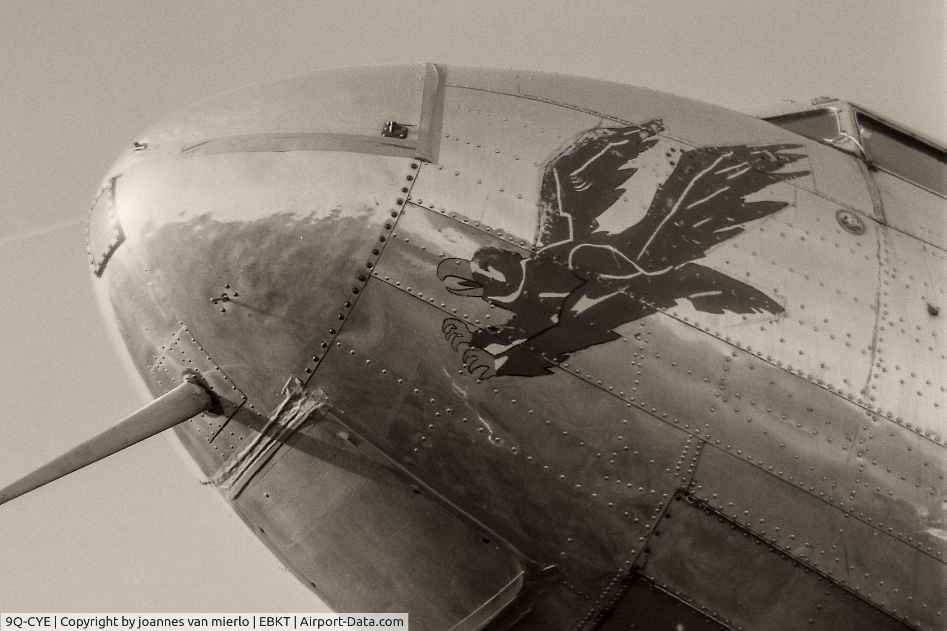 9Q-CYE, 1943 Douglas C-47A-80-DL Skytrain C/N 19771, Kortrijk, Wevelgem, Belgium