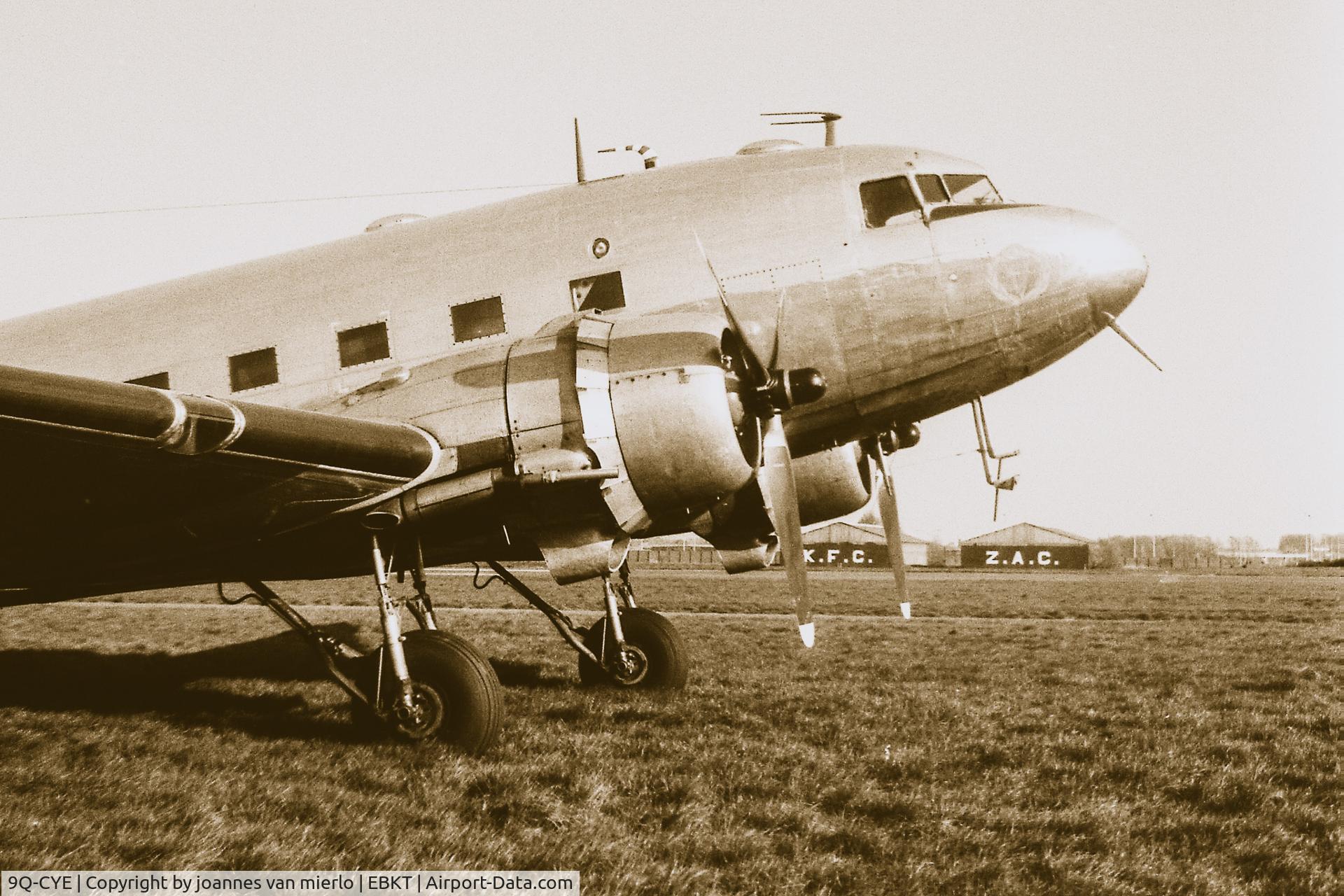 9Q-CYE, 1943 Douglas C-47A-80-DL Skytrain C/N 19771, Kortrijk, Wevelgem, Belgium