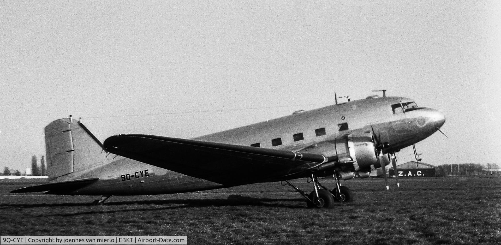 9Q-CYE, 1943 Douglas C-47A-80-DL Skytrain C/N 19771, Kortrijk, Wevelgem, Belgium