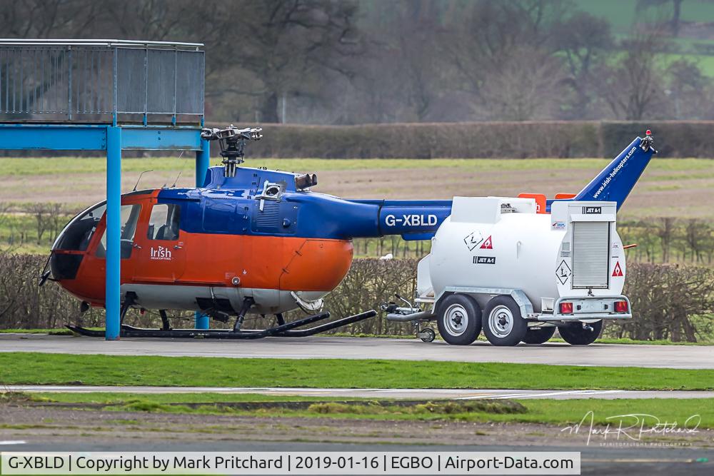 G-XBLD, 1979 MBB Bo-105DB C/N S-381, Without main or tail rotors