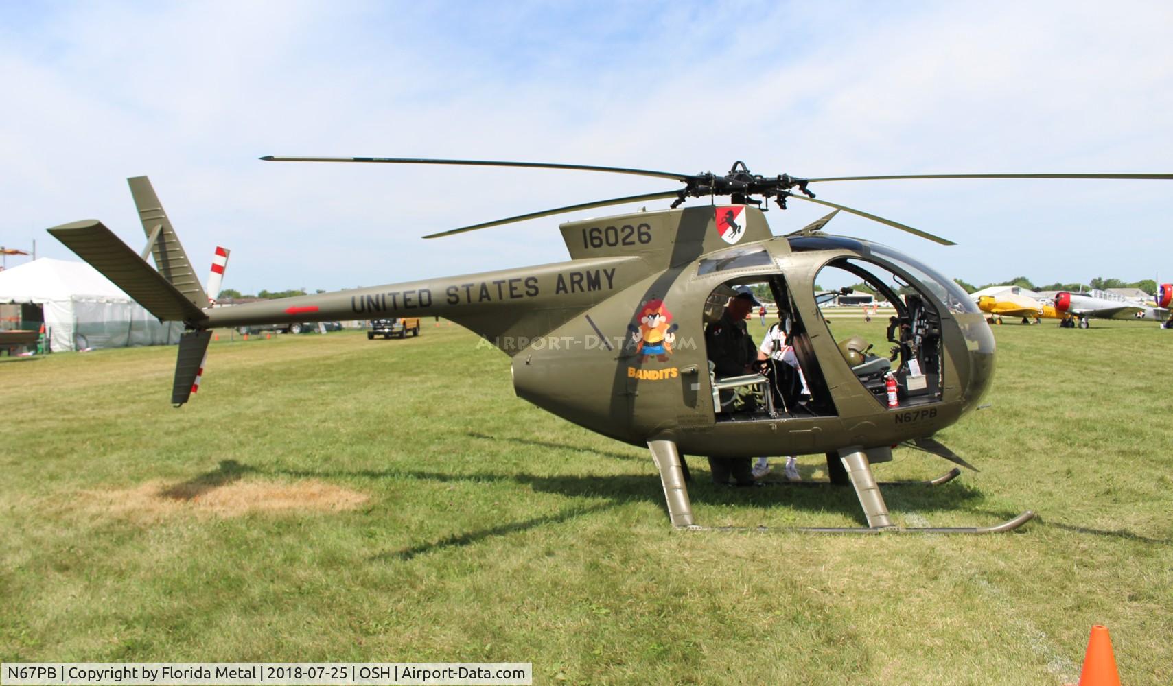 N67PB, 1968 Hughes OH-6A Cayuse C/N 480411, OH-6A