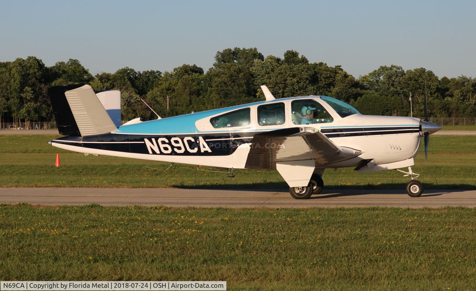N69CA, 1954 Beech E35 C/N D-3754, Bonanza 35