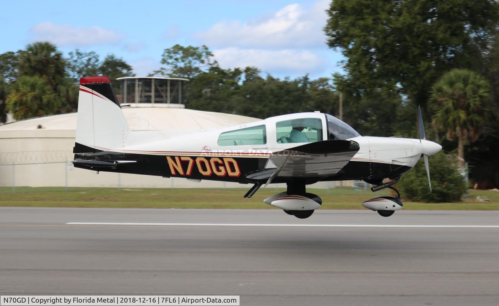 N70GD, 1976 Grumman American AA-5B Tiger C/N AA5B-0338, AA-5B