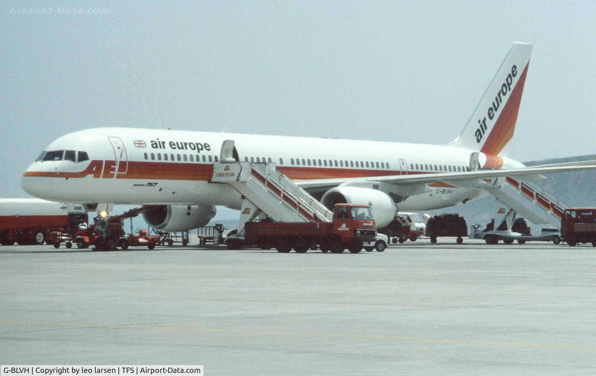 G-BLVH, 1984 Boeing 757-236 C/N 23227, Tenerife 3.4.1985