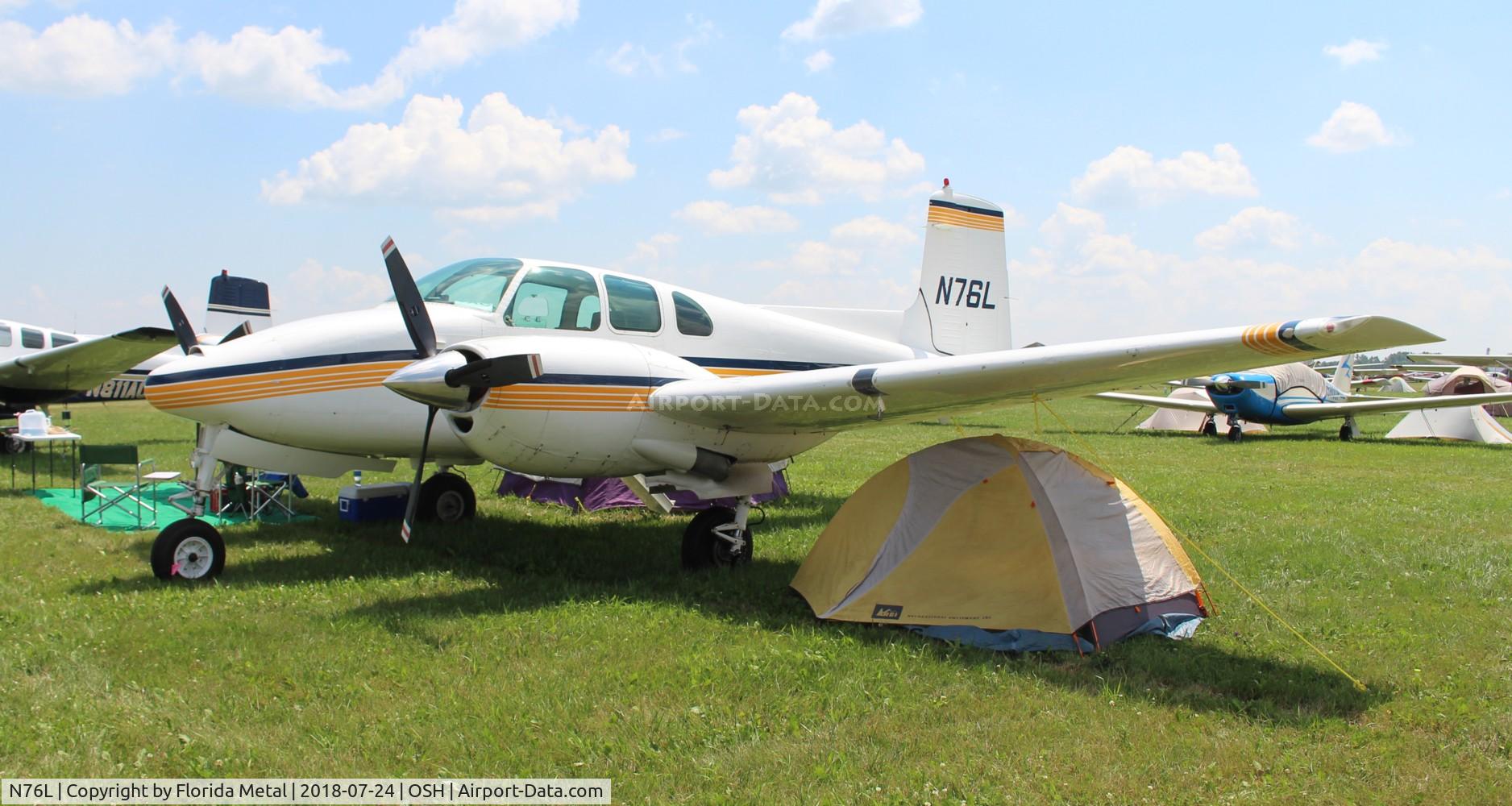 N76L, 1958 Beech D50A Twin Bonanza C/N DH-183, Beech Twin Bonanza