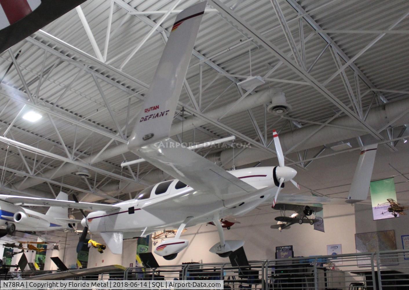 N78RA, 1978 Rutan Defiant C/N 001, Defiant