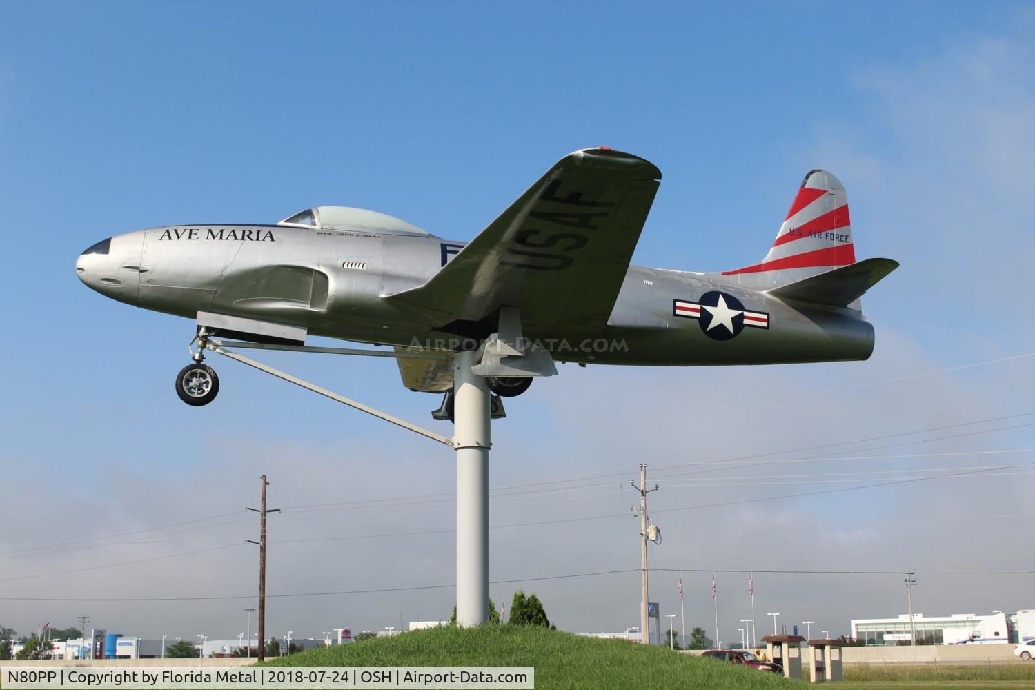 N80PP, Lockheed F-80-C-10 C/N 48-868, F-80-C