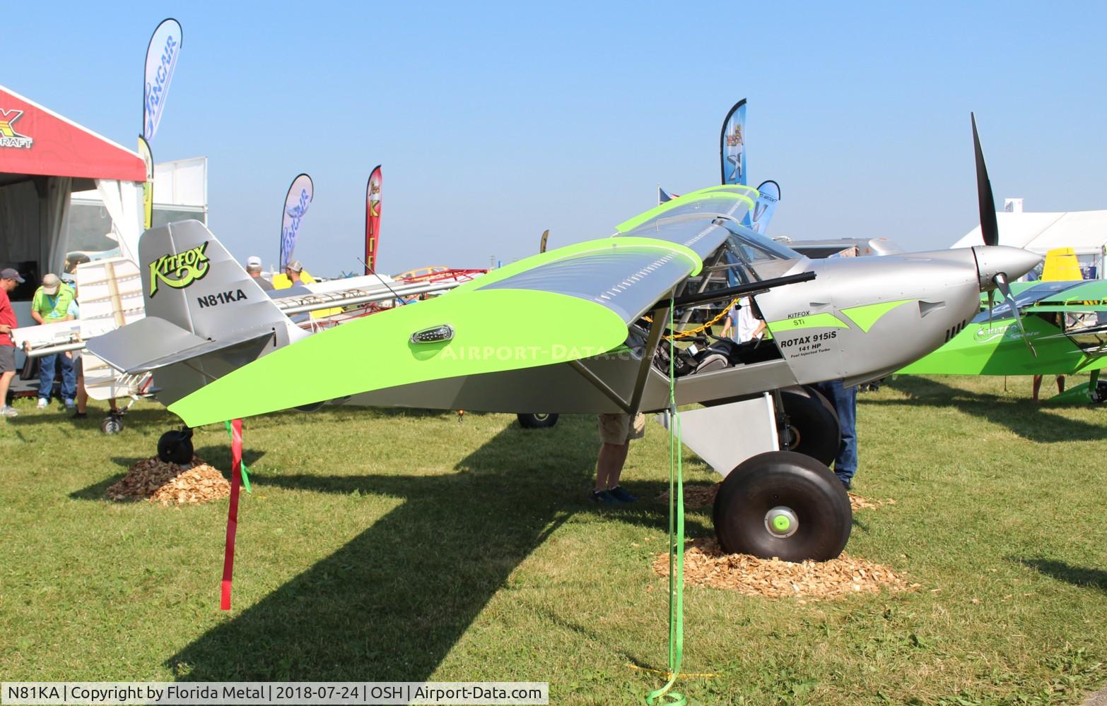 N81KA, 2015 Skystar Kitfox S7 Supersport C/N S70502079, Kitfox S7