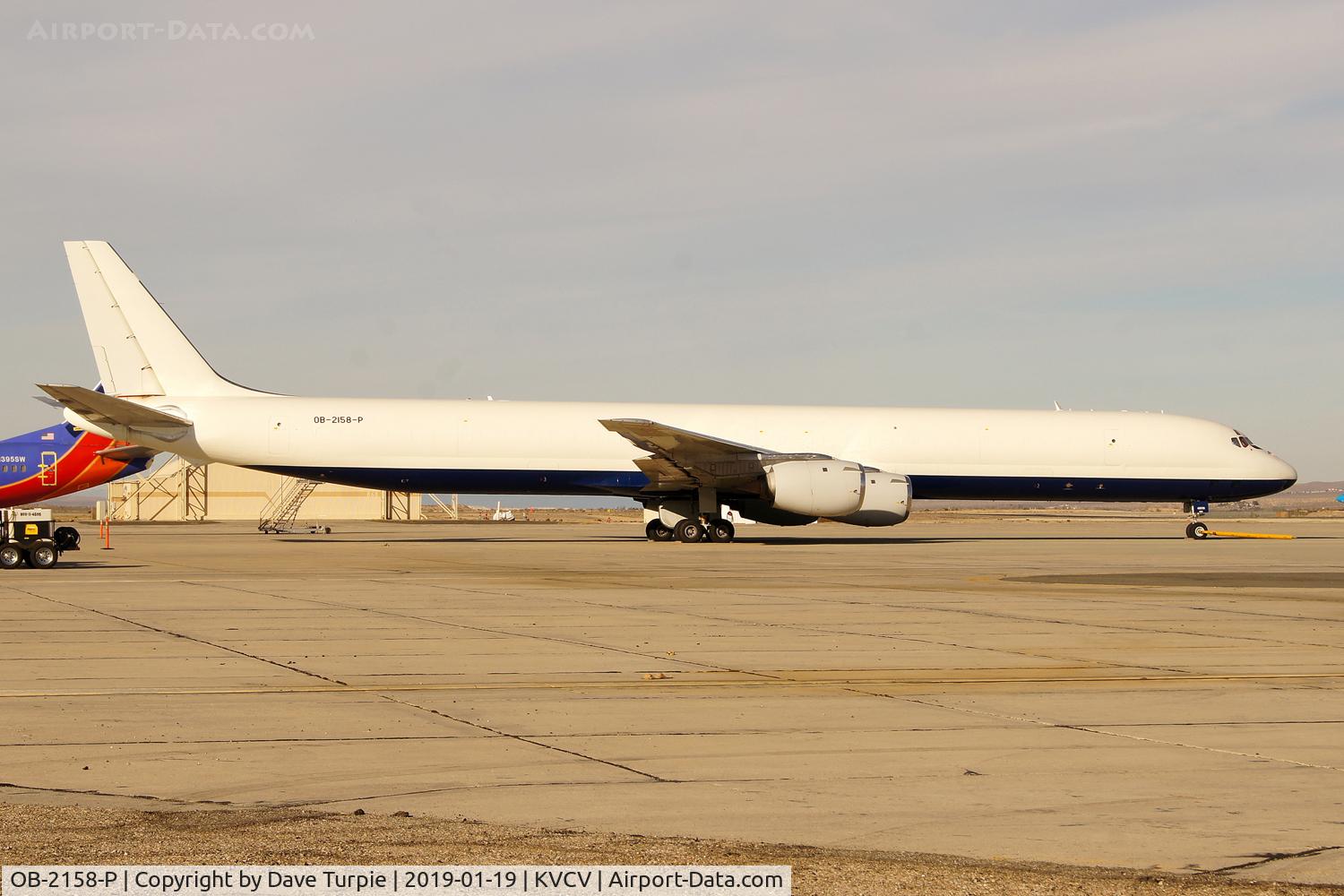 OB-2158-P, 1970 Douglas DC-8-73F C/N 46091, This aircraft was delivered to Trans International Airlines in April 1970.  It has flown with UPS and DHL.  It's last operator was Peruvian Alrlines under the above listed registration.