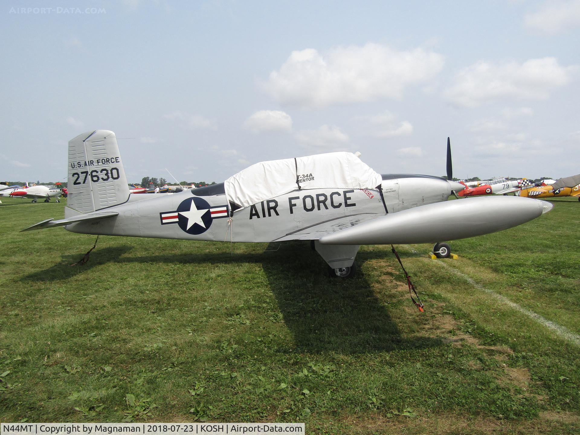 N44MT, 1952 Beech T-34A (A45) Mentor Mentor C/N G-11, at EAA 18