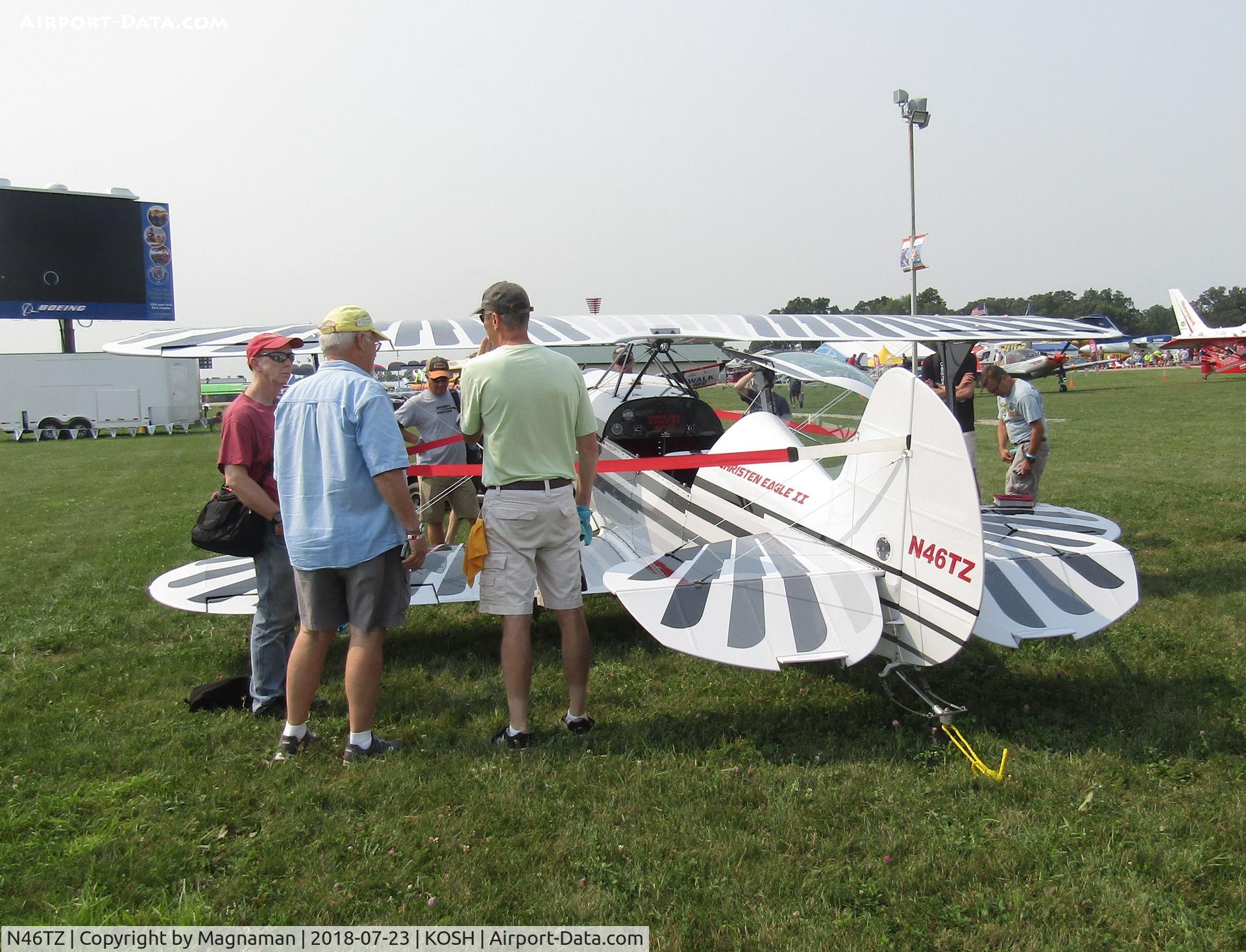 N46TZ, Cumberland Christen Eagle II C/N 004, at EAA 18
