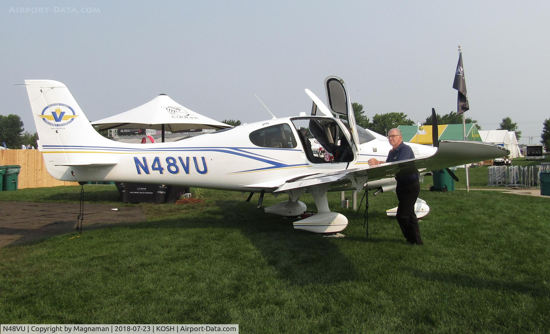 N48VU, Cirrus SR20 C/N 2446, at EAA 18