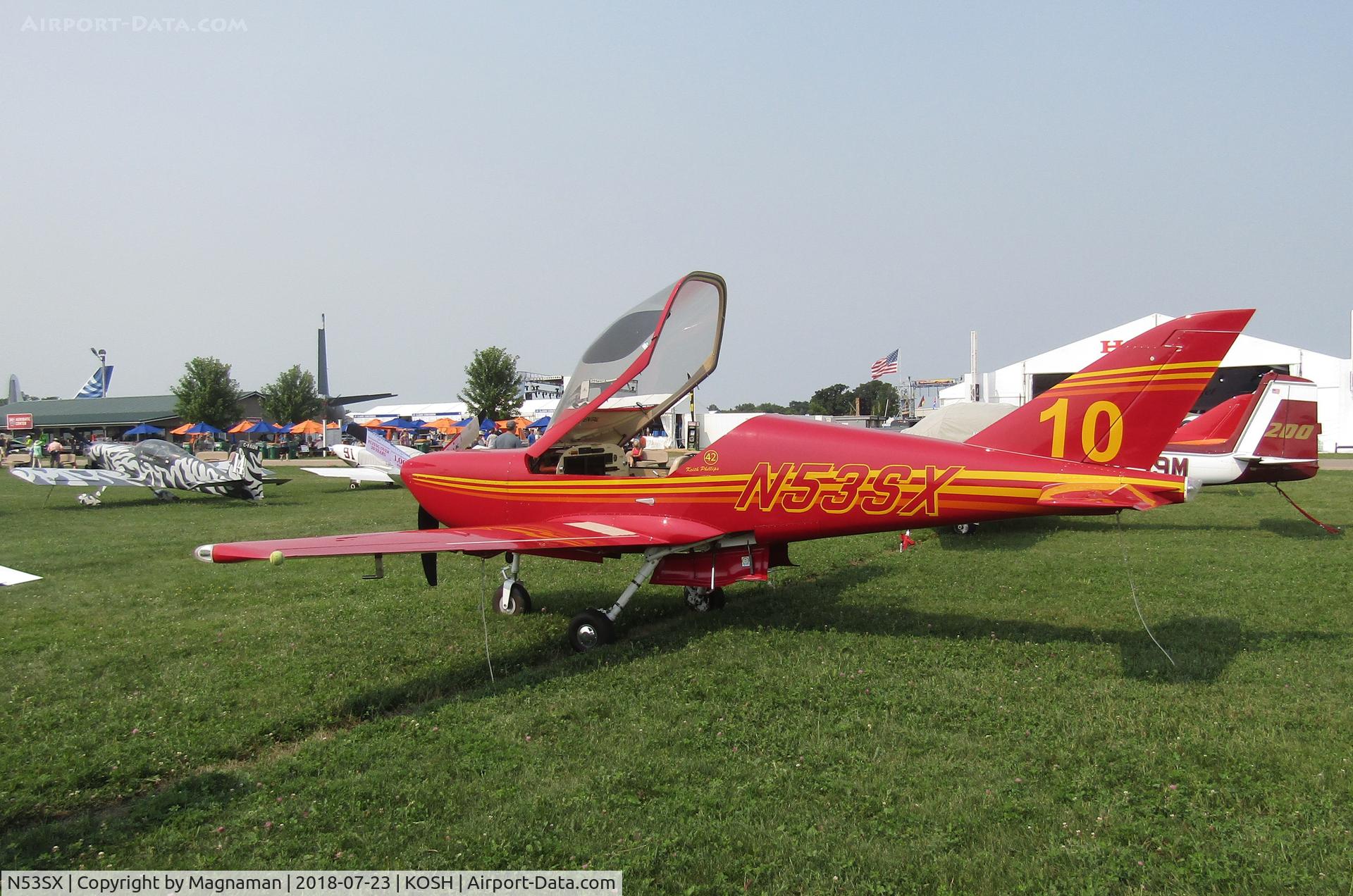 N53SX, 1998 Swearingen SX300 C/N 53, followed me up from Fond Du Lac