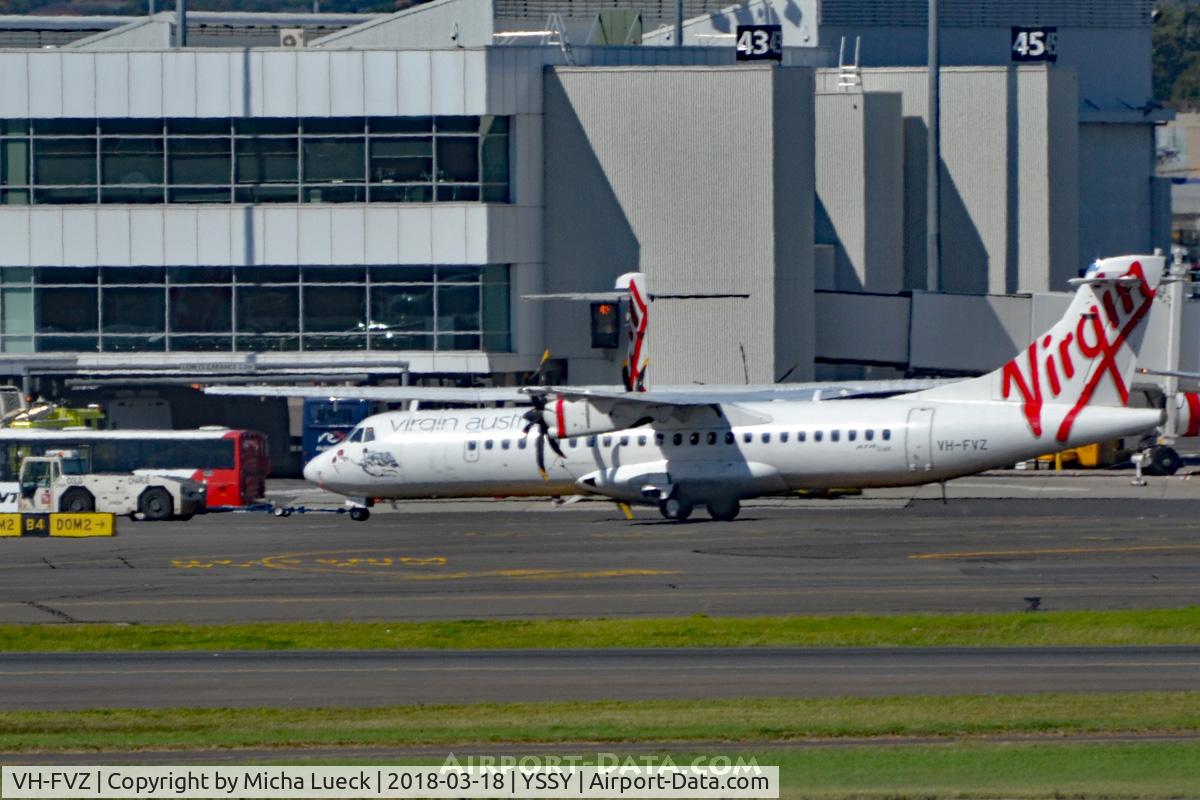 VH-FVZ, 2013 ATR 72-600 (72-212A) C/N 1087, At Mascot