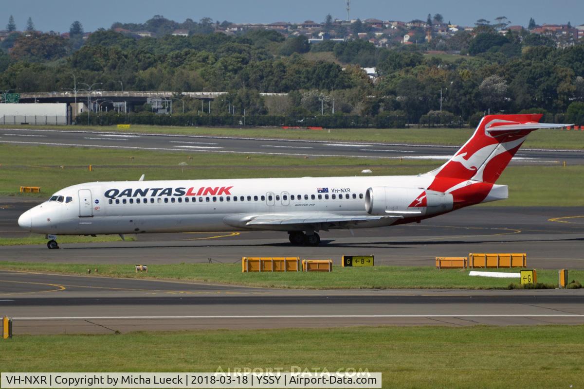 VH-NXR, 2003 Boeing 717-2BL C/N 55168, At Mascot