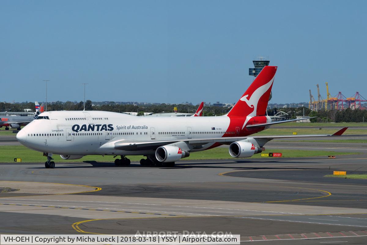VH-OEH, 2003 Boeing 747-438/ER C/N 32912, At Mascot