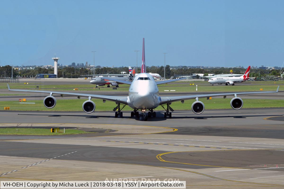 VH-OEH, 2003 Boeing 747-438/ER C/N 32912, At Mascot