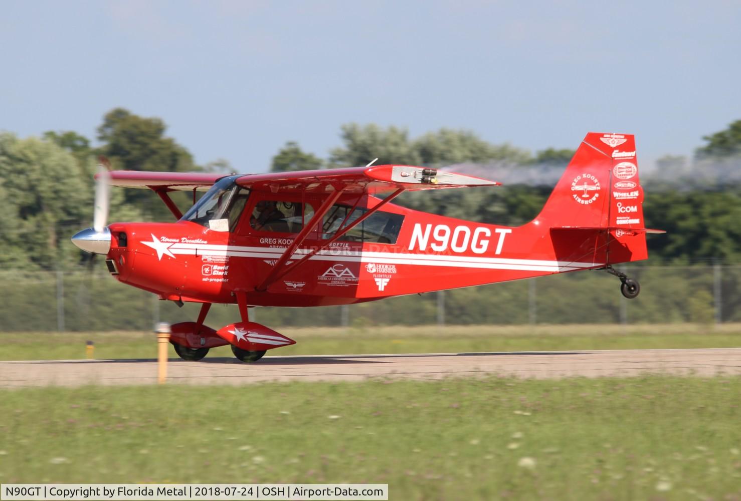 N90GT, 2017 American Champion 8KCAB Decathlon C/N 1172-2017, Greg Koontz Air Shows