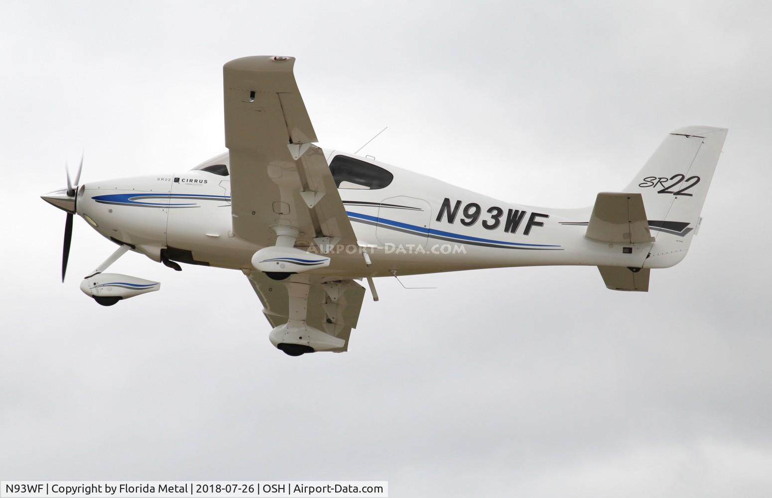 N93WF, 2001 Cirrus SR22 C/N 0087, Cirrus SR22