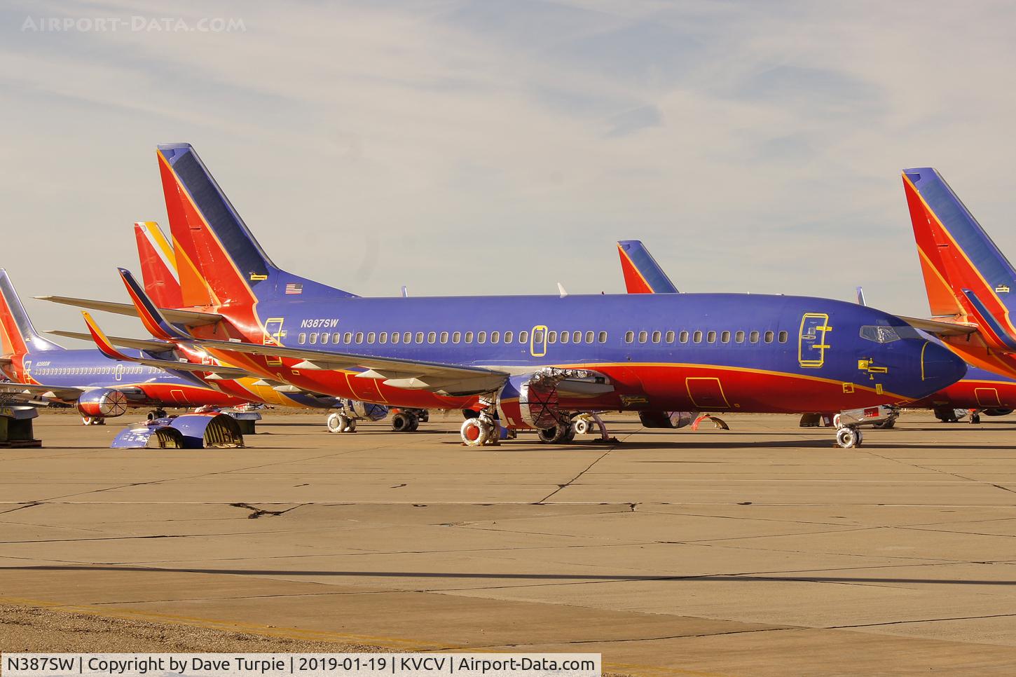 N387SW, 1994 Boeing 737-3H4 C/N 26602, Considering the plane's age, likely headed for a new operator.