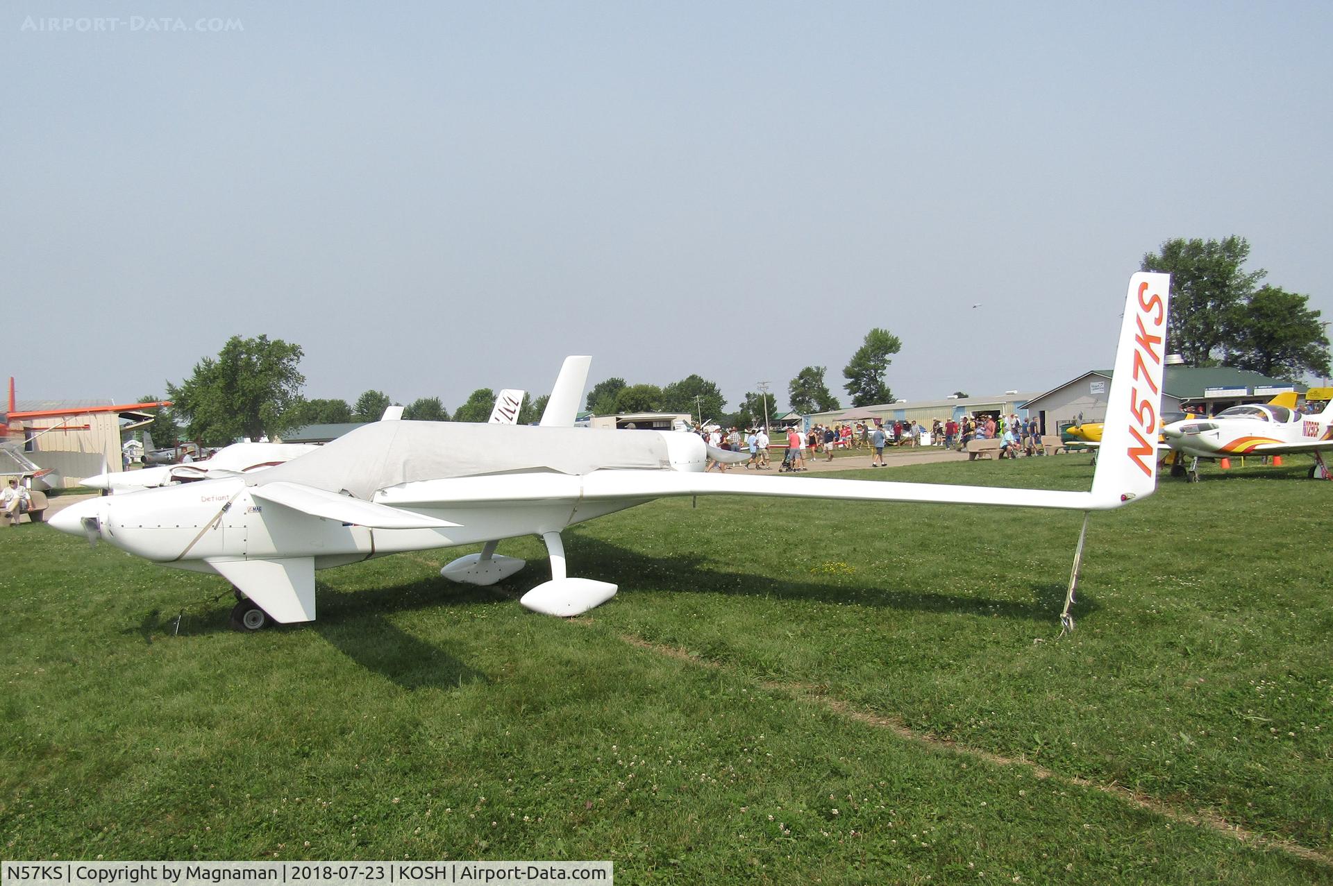 N57KS, 2005 Rutan Defiant C/N 86, at EAA 18