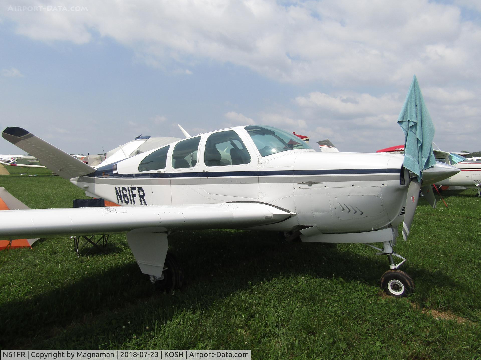 N61FR, 1960 Beech N35 Bonanza C/N D-6565, at EAA 18