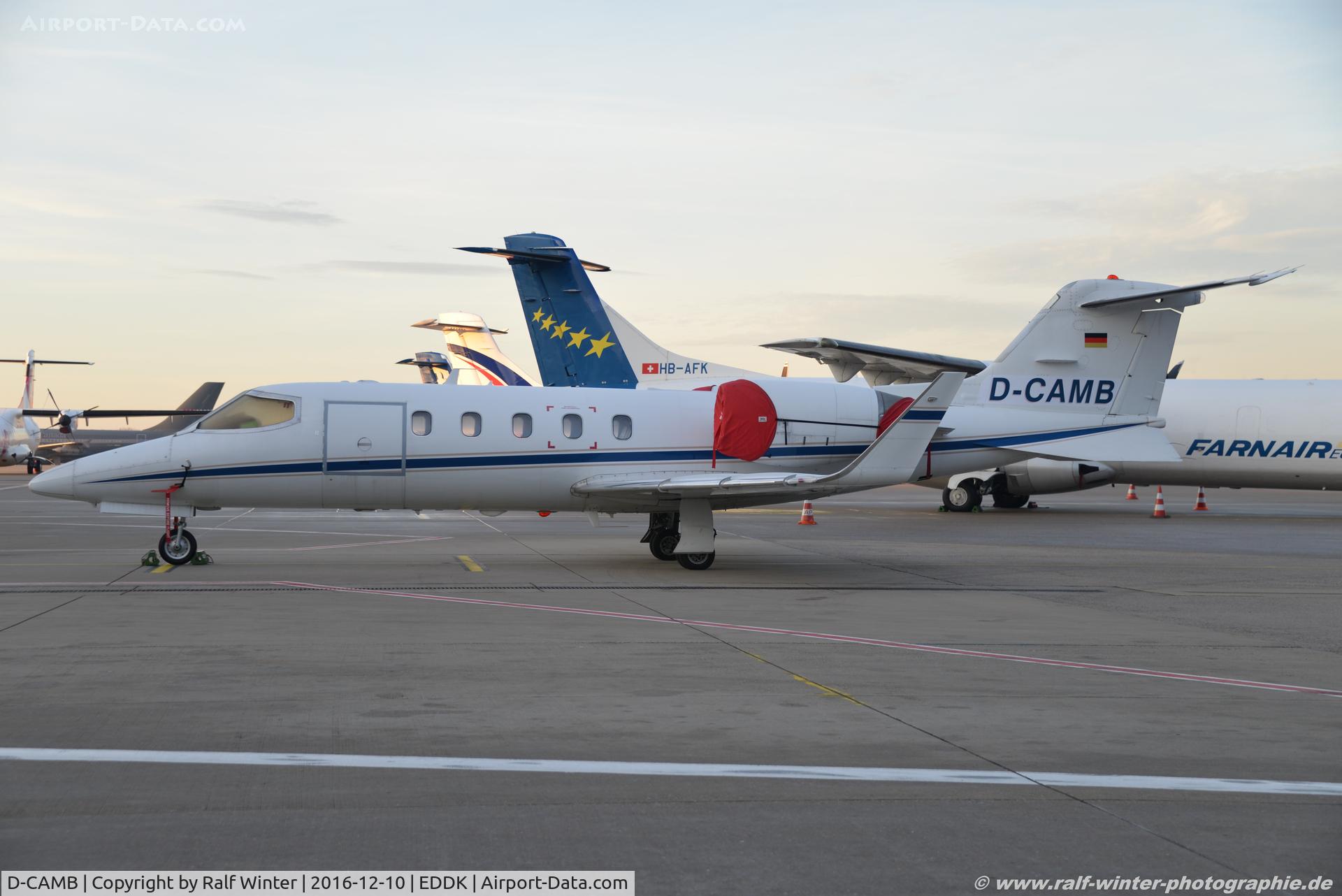D-CAMB, 1998 Learjet 31A C/N 31-155, Learjet 31A - JCL Jetcall - 31-155 - D-CAMB - 10.12.2016 - CGN