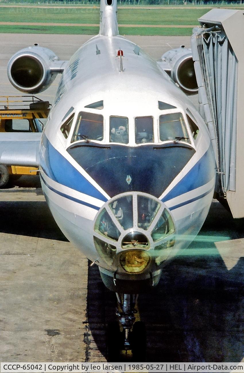 CCCP-65042, Tupolev Tu-134A C/N 49350, Helsinki 27.5.1985