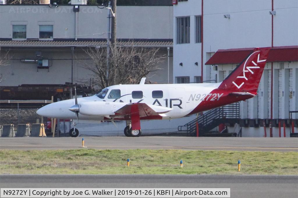 N9272Y, 1984 Piper PA-31P-350 Mojave Mojave C/N 31P-8414039, Seen at BFI was this aircraft operated by Lynk Air of Oak Harbor,WA.