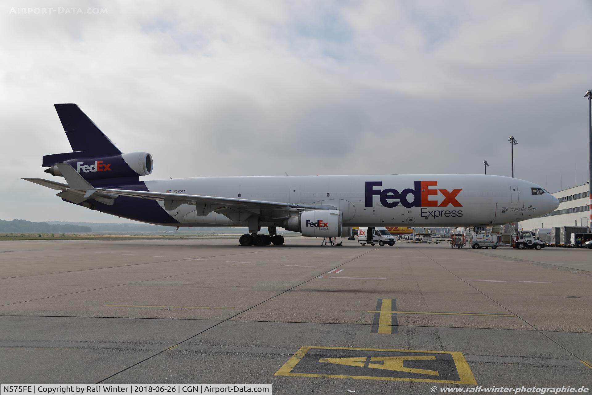 N575FE, 1992 McDonnell Douglas MD-11F C/N 48500, McDonnoll Douglas MD-11F - FX FDX FedEx Federal Express 'Sonni' - 48500 - N575FE - 26.06.2018 - CGN