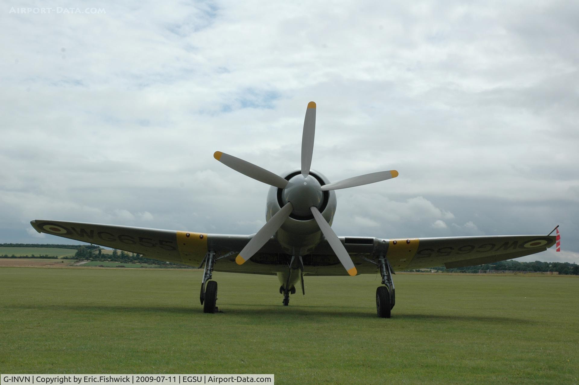 G-INVN, 1952 Hawker Sea Fury T.20 C/N 41H/636070, 5. GW655 at Duxford, 2009.