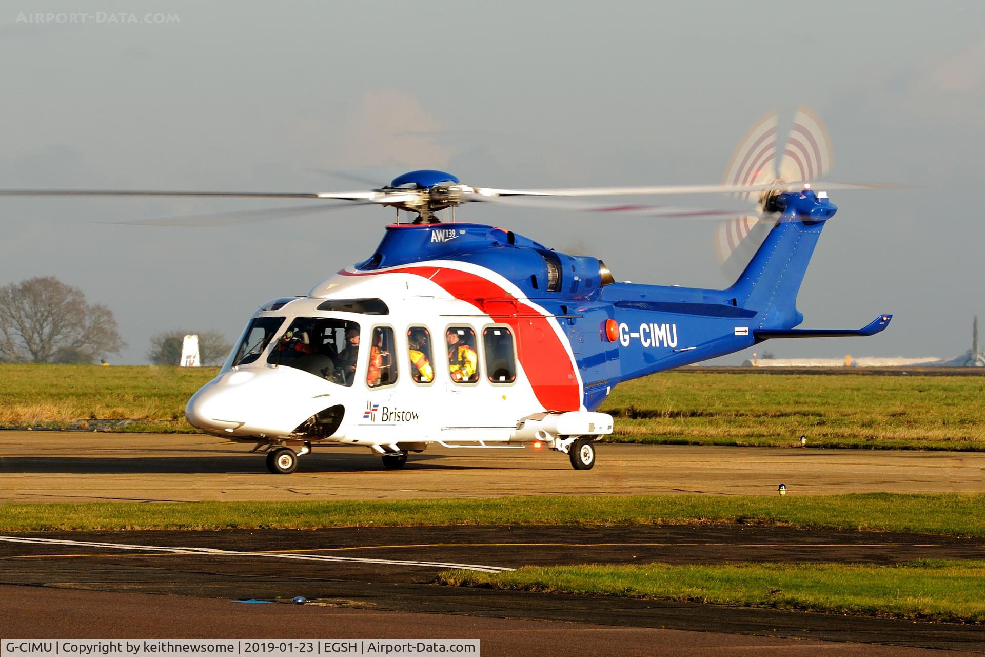 G-CIMU, 2015 AgustaWestland AW-139 C/N 31583, Returning from offshore.