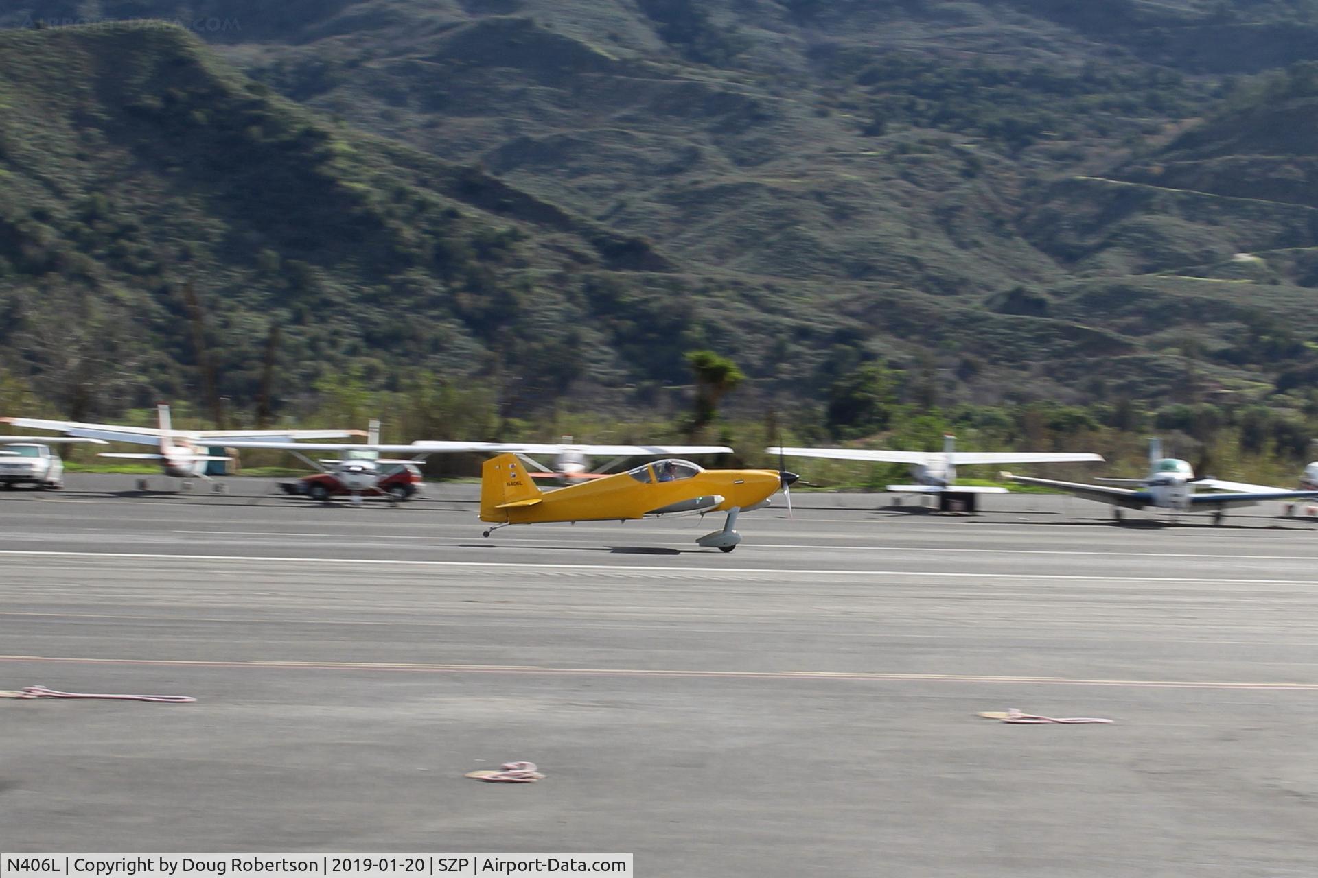 N406L, 2008 Vans RV-6 C/N 936, PROVO Van's RV-6, Lycoming O-320 160 Hp, takeoff roll Rwy 22
