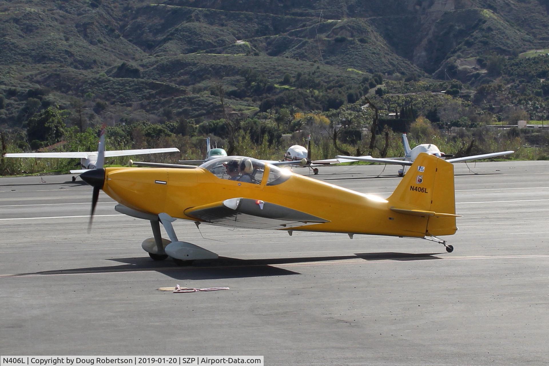 N406L, 2008 Vans RV-6 C/N 936, PROVO Van's RV-6, Lycoming O-320 160 Hp, taxi to Rwy 22