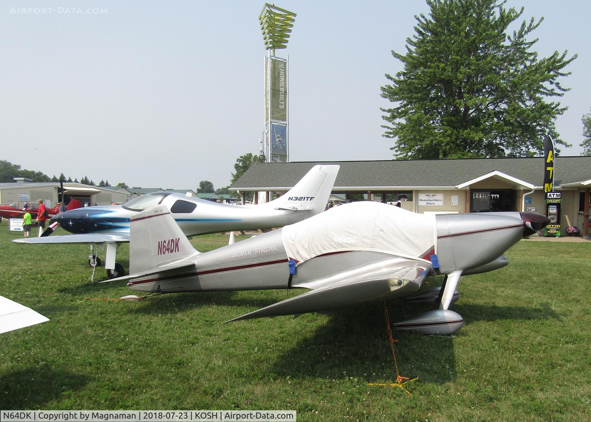 N64DK, 1991 Vans RV-6 C/N 20009, at EAA 18