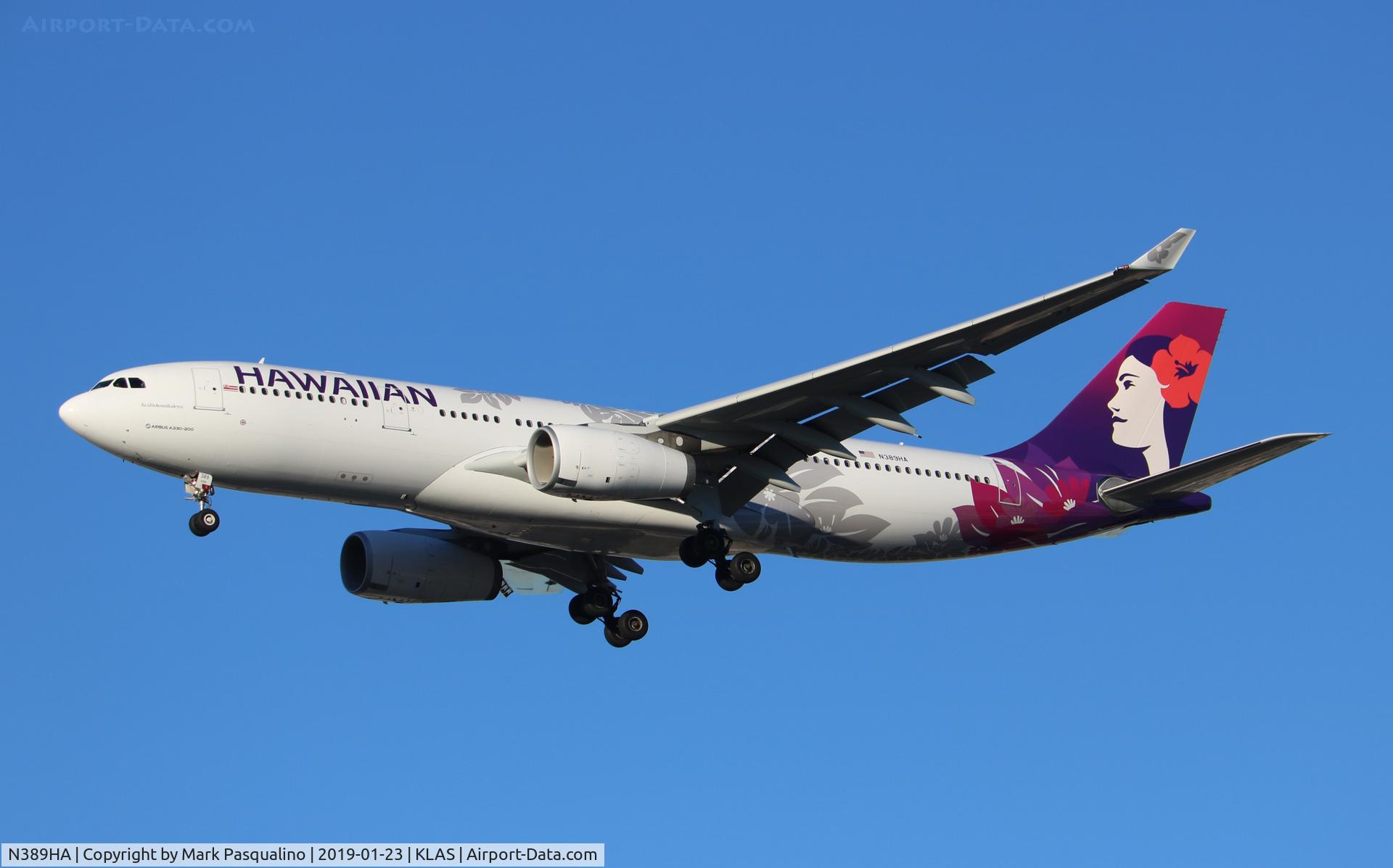 N389HA, 2012 Airbus A330-243 C/N 1316, Airbus A330-243