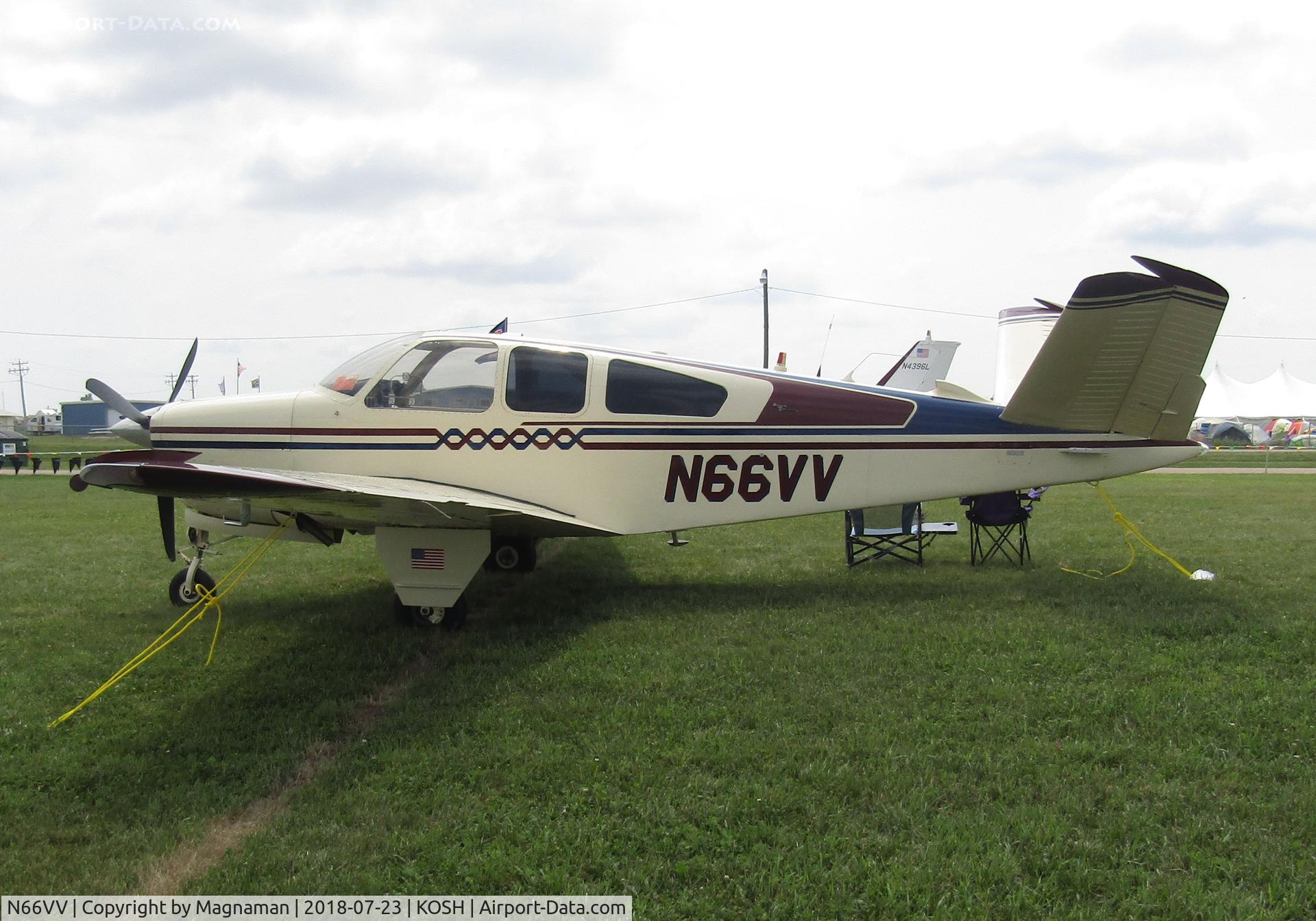 N66VV, 1966 Beech V35 Bonanza C/N D-8271, at EAA 18