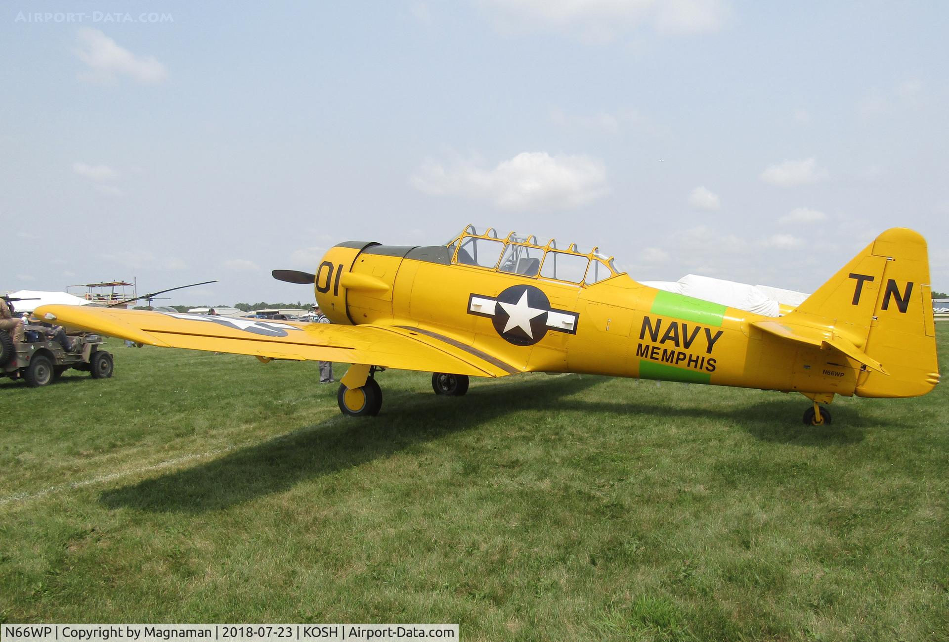 N66WP, 1951 North American T-6G Texan C/N 182-792, at EAA 18