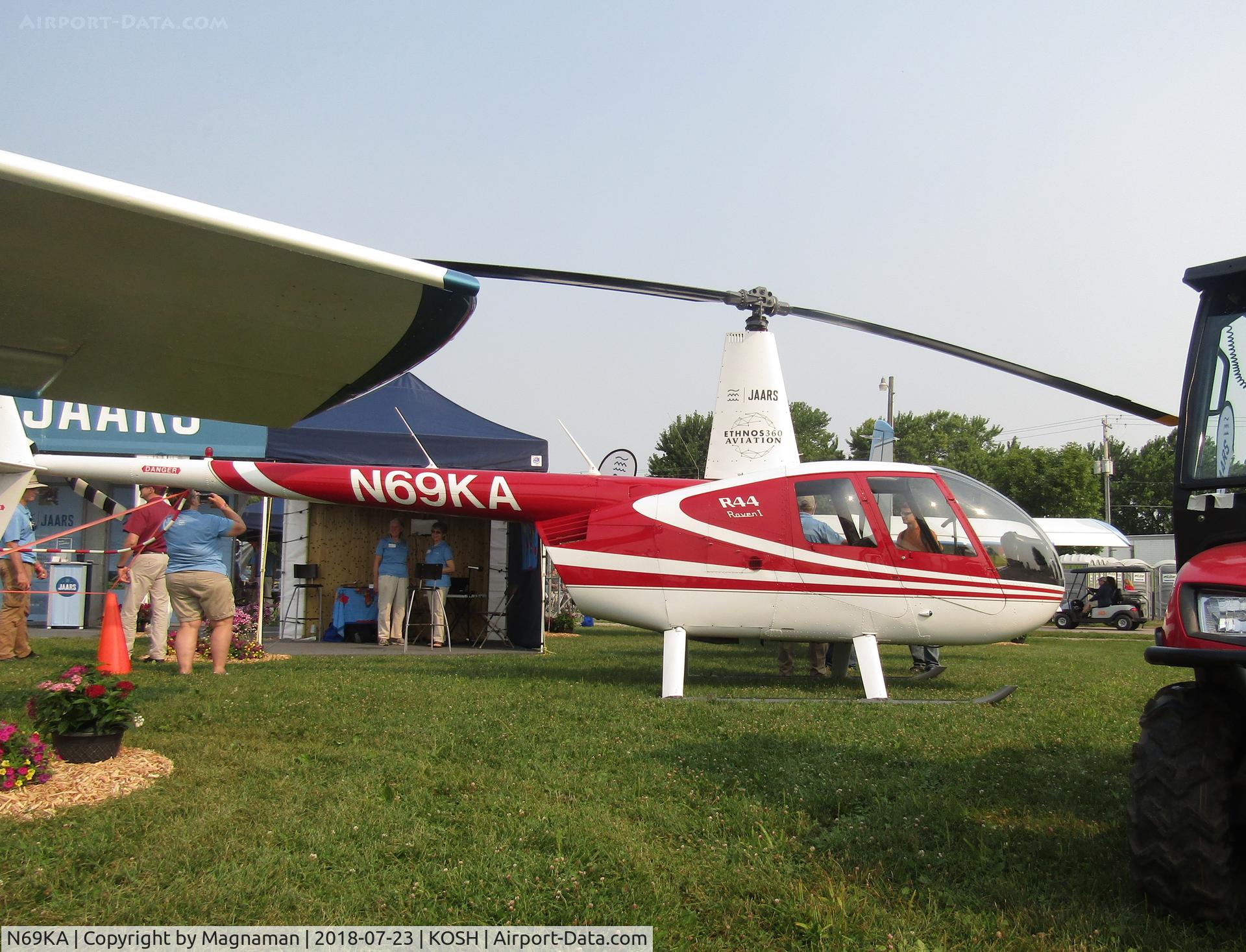 N69KA, 2002 Robinson R44 C/N 1182, at EAA 18