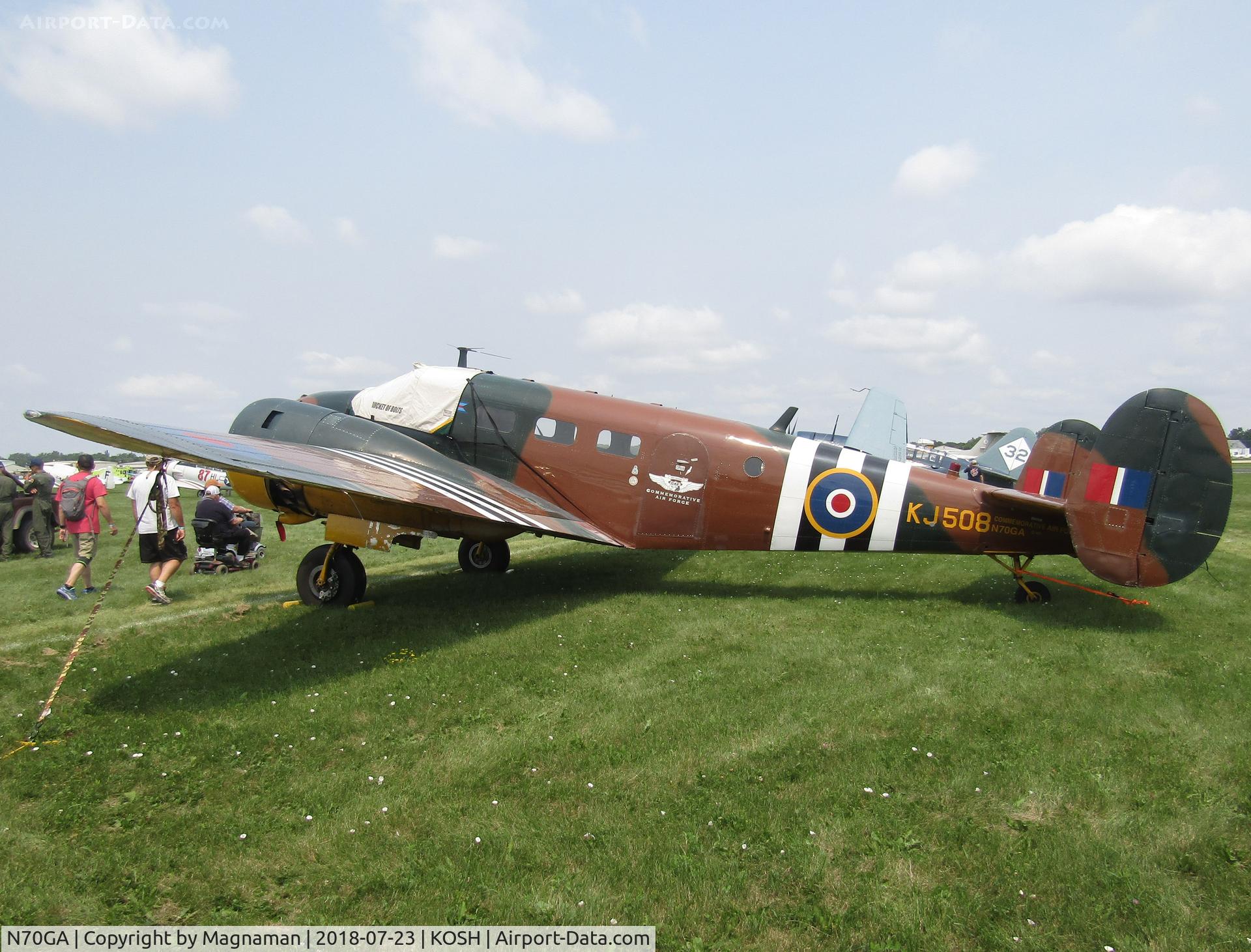 N70GA, 1946 Beech D18S C/N A-177, nice bucket